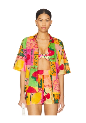 BEACH RIOT Naida Top in Orange. Size M. Also in XL.