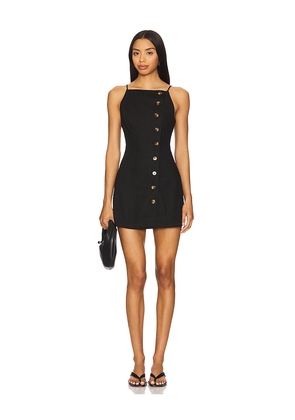 ALL THE WAYS Yori Mini Dress in Black. Size S. Also in XS, XXS.