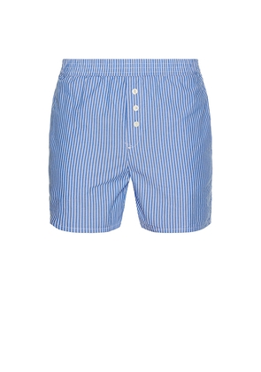 American Vintage Zatybay Boxer Shorts in Baby Blue. Size S. Also in L.