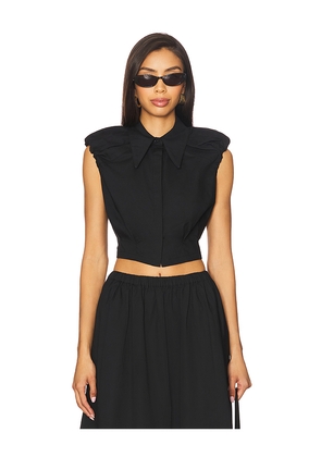 Camila Coelho Gurina Top in Black. Size S. Also in M, XL, XS, XXS.
