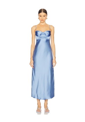ASTR the Label Florianne Dress in Blue. Size M. Also in L, S, XS.