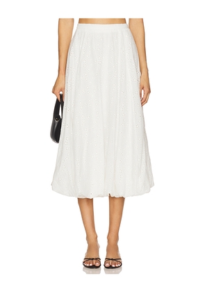 ASTR the Label Kissel Skirt in White. Size M. Also in L, XL.