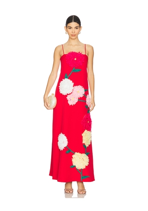 ELLIATT Buttercup Maxi Dress in Red. Size S. Also in L, M.