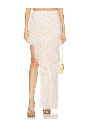 AFRM Baxter Skirt in Cream. Size L. Also in XXS, XS, S, M, XL.