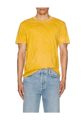 COTTON CITIZEN Classic Crewneck Tee in Mustard. Size S. Also in L.