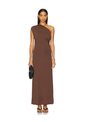 Elodie the Label Cora Knit Dress in Brown. Size XS. Also in M, S.