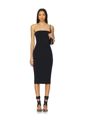 Commando Butter Luxe Strapless Midi Dress in Black. Size M. Also in L.