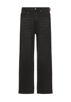 DRMERS CLUB Heart Pocket Jeans in Black. Size S. Also in XL, XXL.