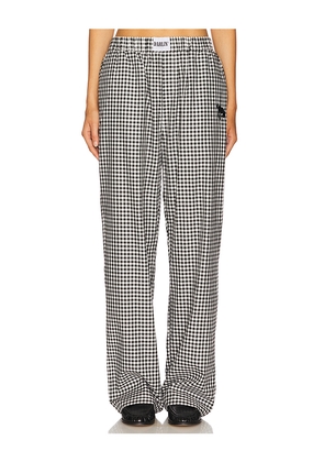 Darlin Gingham Pant in Black. Size M. Also in XS, S, L.