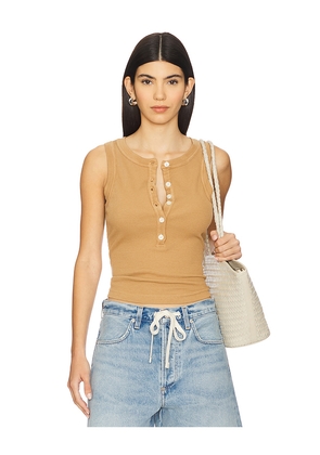 Citizens of Humanity Caralyn Tank Top in Tan. Size XL. Also in L, XS.