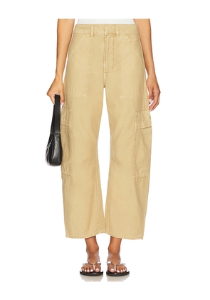 Citizens of Humanity Marcelle Cargo Pant in Tan. Size 24. Also in 27, 30, 31, 32.