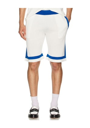 Blue Sky Inn Paneled Knit Shorts in White. Size M. Also in L.