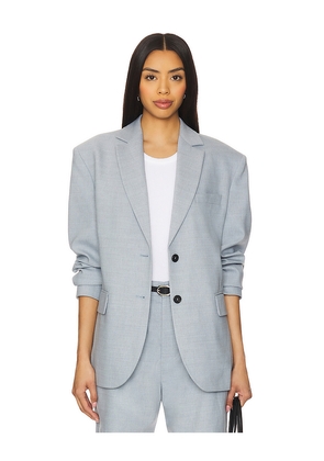 ANINE BING Quinn Blazer in Baby Blue. Size XL. Also in L.