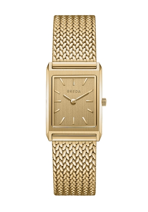 Breda Small Virgil Watch in Metallic Gold.