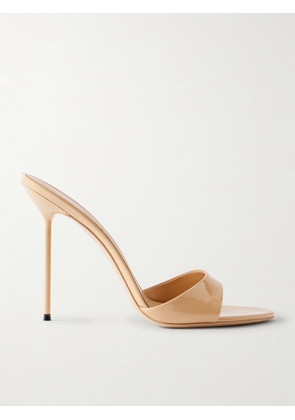 Paris Texas - Lidia Patent-leather Mules - Neutrals - IT35,IT35.5,IT36,IT36.5,IT37,IT37.5,IT38,IT38.5,IT39,IT40,IT40.5,IT41,IT41.5,IT42