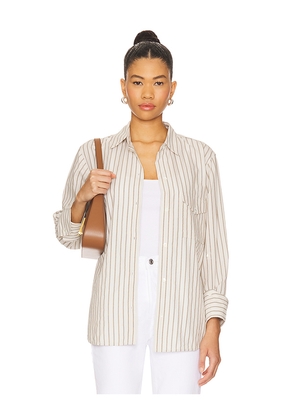 Citizens of Humanity Shay Shirt in Beige. Size M. Also in S, XL.