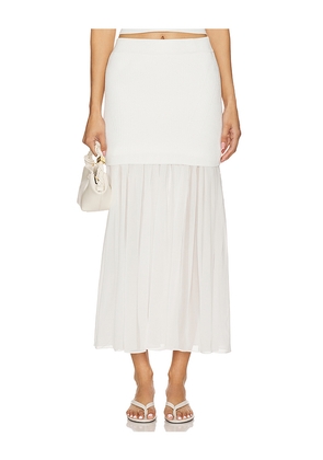 A.L.C. Hayden Skirt in White. Size S. Also in XS, L, XL.