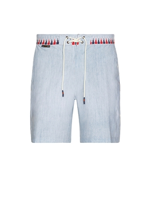 Dark Seas Everly Boardshort in Baby Blue. Size 32. Also in 30, 36.