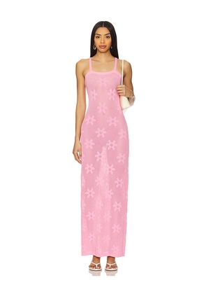 BEACH RIOT Conrad Dress in Pink. Size S. Also in L, XL, XS.