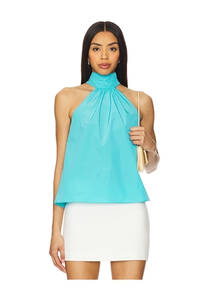 Amanda Uprichard Fontana Top in Blue. Size S. Also in M.