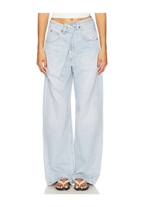 AGOLDE Vana Jeans in Blue. Size 25. Also in 26, 28.