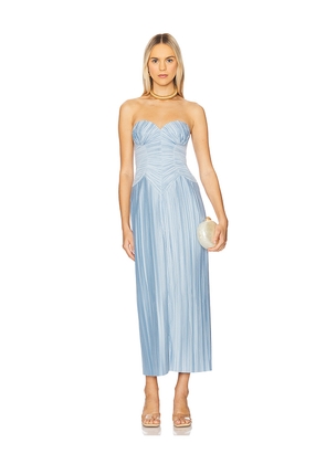 Cult Gaia Ashika Gown in Blue. Size 00. Also in 4, 0, 2, 6.