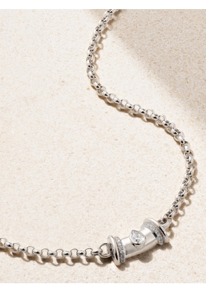 L’Atelier Nawbar - Warrior Princess 18-karat White Gold Diamond Necklace - One size
