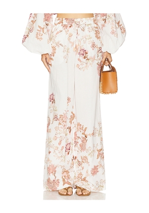 HEMANT AND NANDITA Pull On Pant in White. Size S. Also in L, XXS.