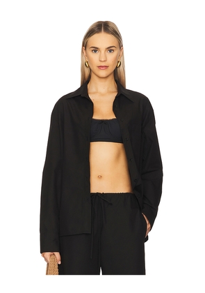 CLYQUE Manana Shirt in Black. Size L. Also in S, XS.