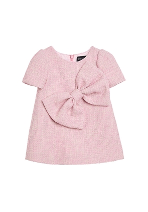Bardot Junior Lucille Bow Mini Dress in Pink. Size 2yr. Also in 3yr.