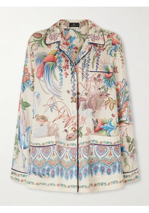 Etro - Printed Satin Shirt - Multi - IT36,IT38,IT40,IT42,IT44,IT46,IT48,IT50