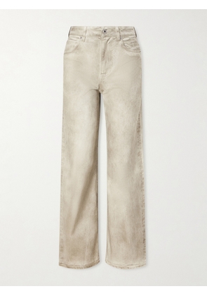 LOEWE - High-rise Straight-leg Jeans - Cream - FR 32,FR 34,FR 36,FR 38,FR 40,FR 42,FR 44