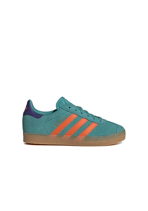 adidas Originals Kids Gazelle Sneaker in Teal. Size 12. Also in 11.