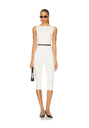 AFRM Tahlia Jumpsuit in Ivory. Size L. Also in S, M, XL, XXL, 1X.