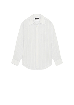 ALLSAINTS Holme Long Sleeve Shirt in Baby Blue. Size M. Also in L.