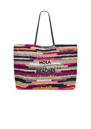 BTB Los Angeles Hola Beaches Beach Tote in Pink.
