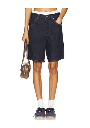 Citizens of Humanity Ayla Short With Clean Hem in Blue. Size 23. Also in 24, 25, 26, 27, 28, 29, 30, 31, 32, 33.