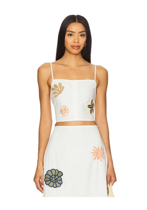 Cleobella Sage Top in Ivory. Size S. Also in L, XL.