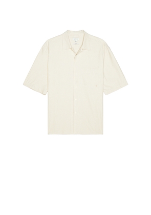 Calvin Klein Seersucker Striped Relaxed Shirt in Yellow. Size S. Also in M.