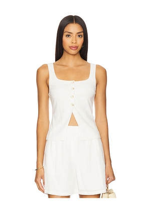 ALL THE WAYS Katy Top in White. Size M. Also in L, S, XL, XS, XXS.