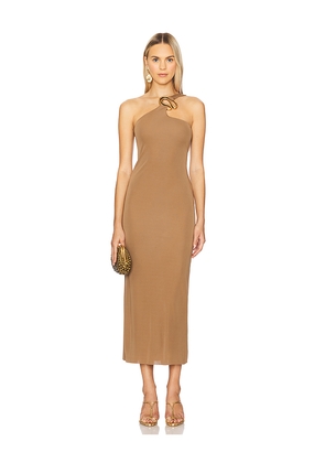 Cult Gaia Chani Dress in Brown. Size S. Also in XS, XL, L.