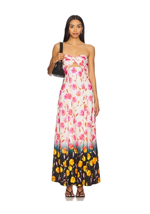 Essentiel Antwerp Heorgia Midi Dress in Ivory,Pink. Size 34. Also in 32, 38, 40.