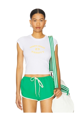 Bella Venice The Venice Tee in White. Size M. Also in XS, S, L, XL.