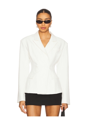 ALL THE WAYS Jelena Blazer in White. Size L. Also in M, S, XL, XS, XXS.