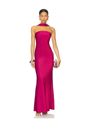 DELFI Mica Maxi Dress in Pink. Size M. Also in L, S, XL, XS.