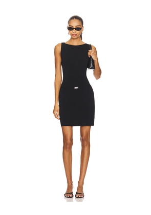 EAVES Roan Mini Dress in Black. Size S. Also in M, XS.