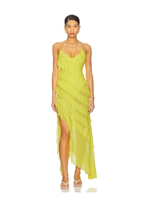 AFRM Vienna Dress in Yellow. Size L. Also in XL, XS.