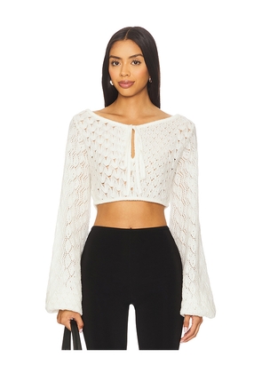 GUIZIO Annabella Top in White. Size M. Also in L, S, XL.