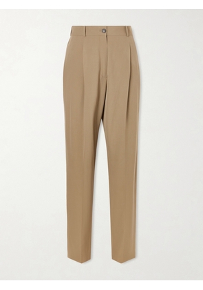 The Row - Gianni Pleated Wool Pants - Neutrals - US0,US2,US4,US6,US8,US10,US12