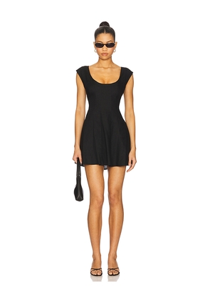 GUIZIO Leila Mini Dress in Black. Size L. Also in M.